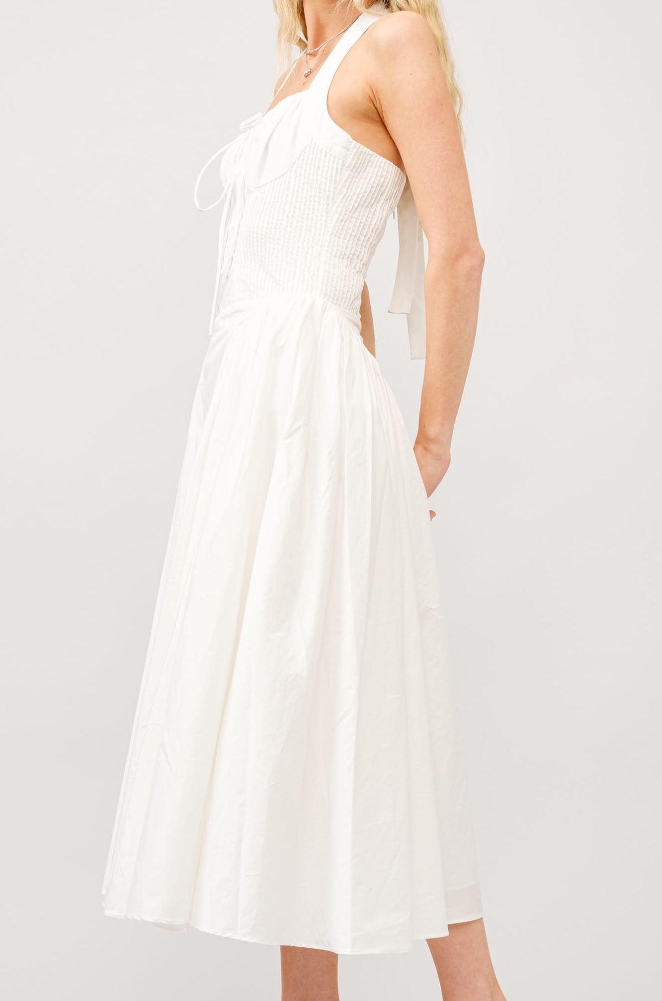 Corset Midi Dress L Corset Midi Dress L