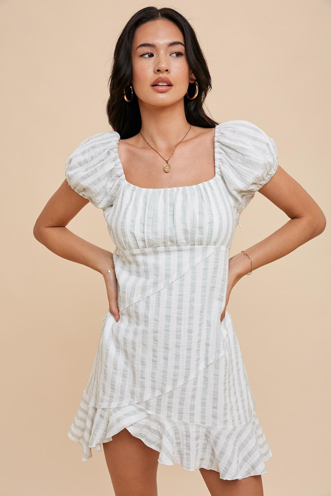 Willow Cotton Gauze Mini Dress