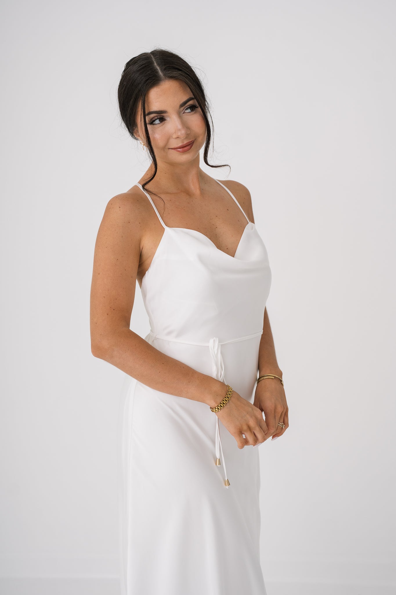 Bree Cowl Belted Slip Maxi Dress - final few!