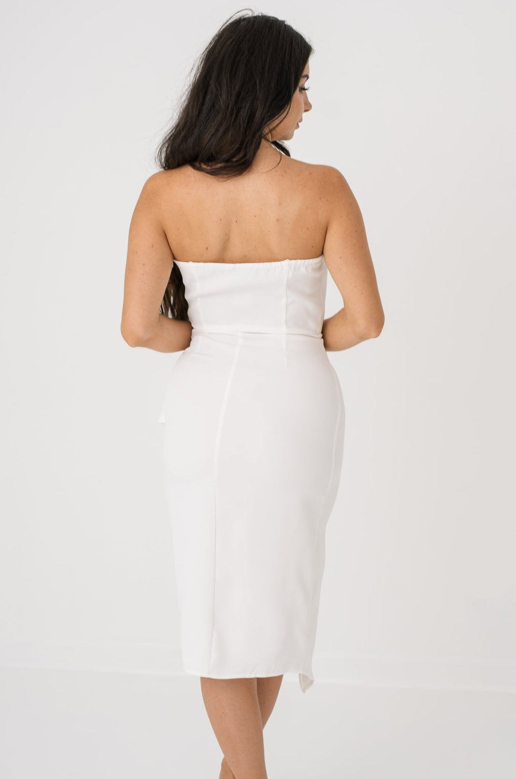 Winnie Midi Dress with Ruffle