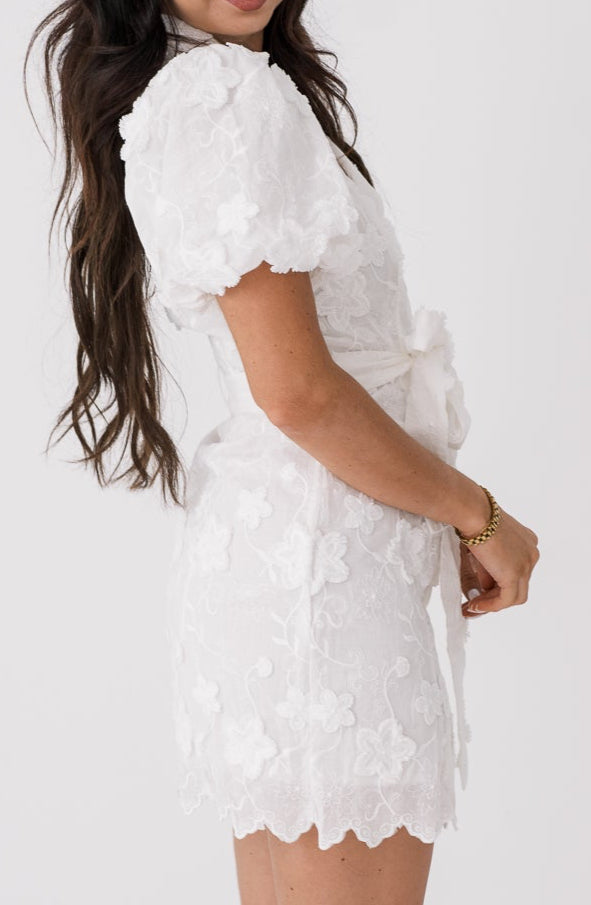 Taylor Floral Textured Mini Dress - final few!