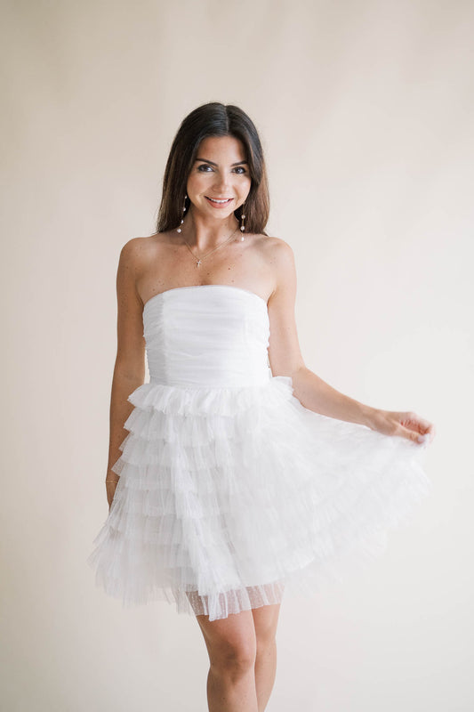 Sunny Days Tulle Mini Dress