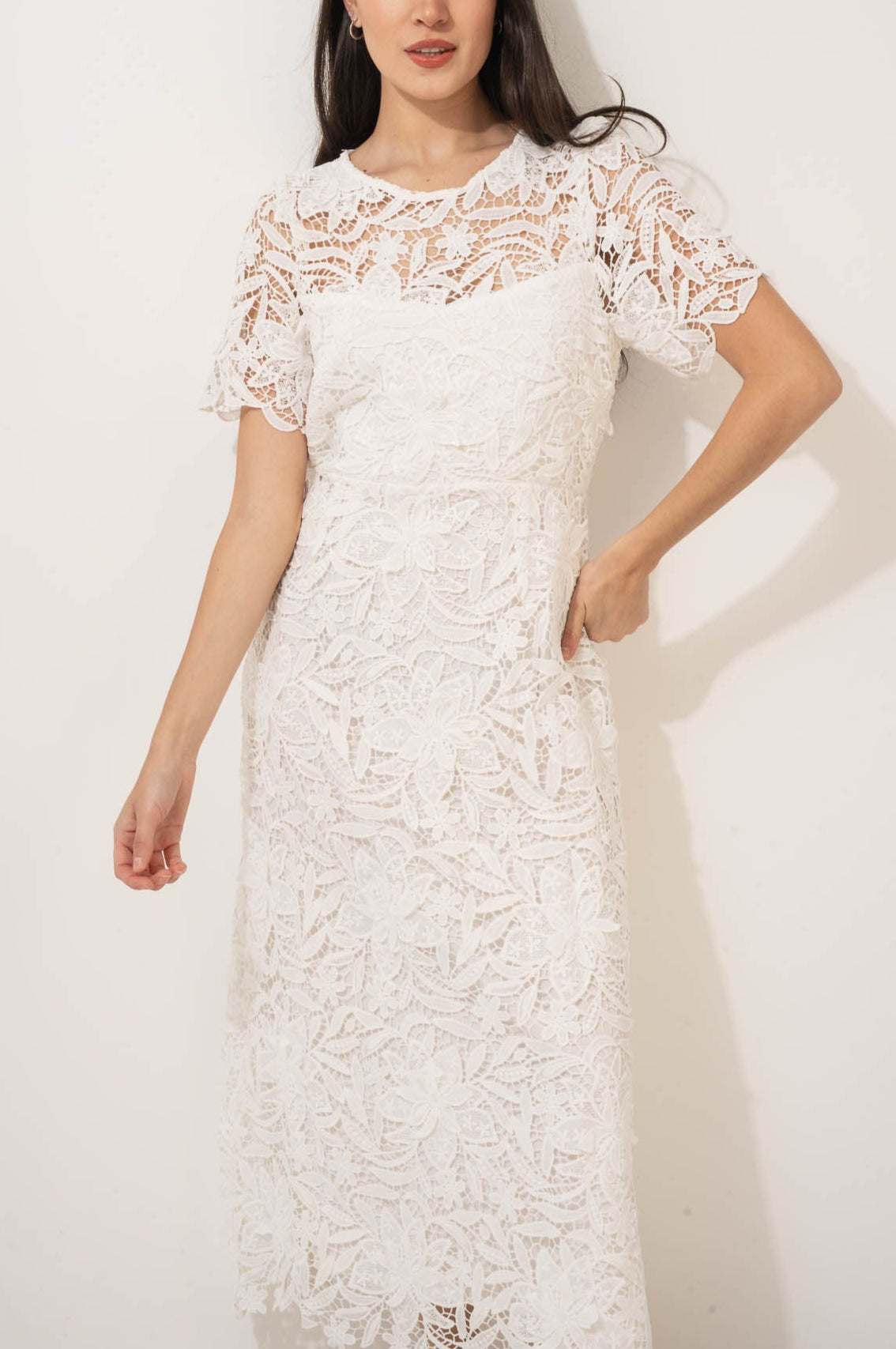Rihanna 3D Lace Dress