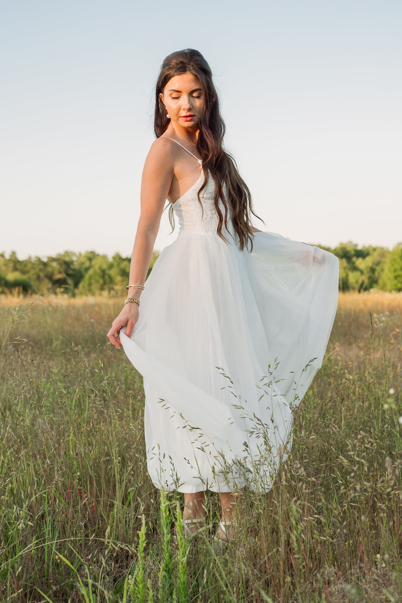 Casey Floral Embroidered Midi Dress - 1 left!