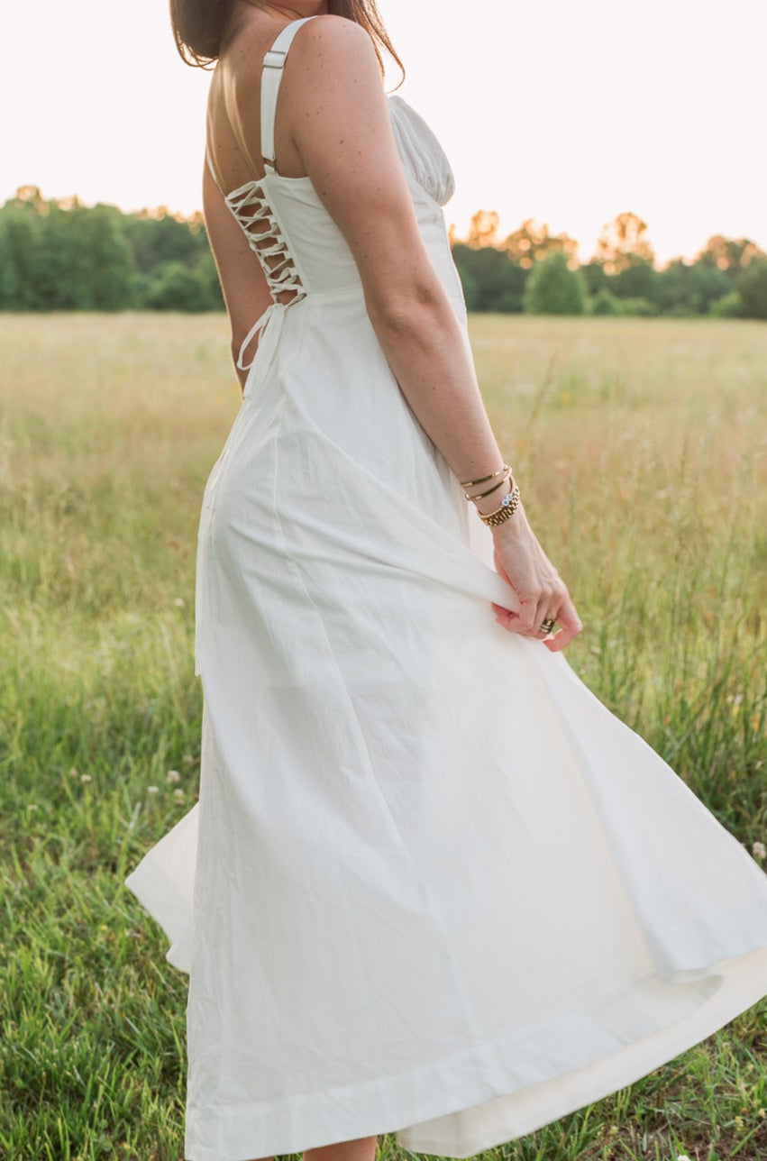 Sophia Floral Bustier Midi Dress - final few!