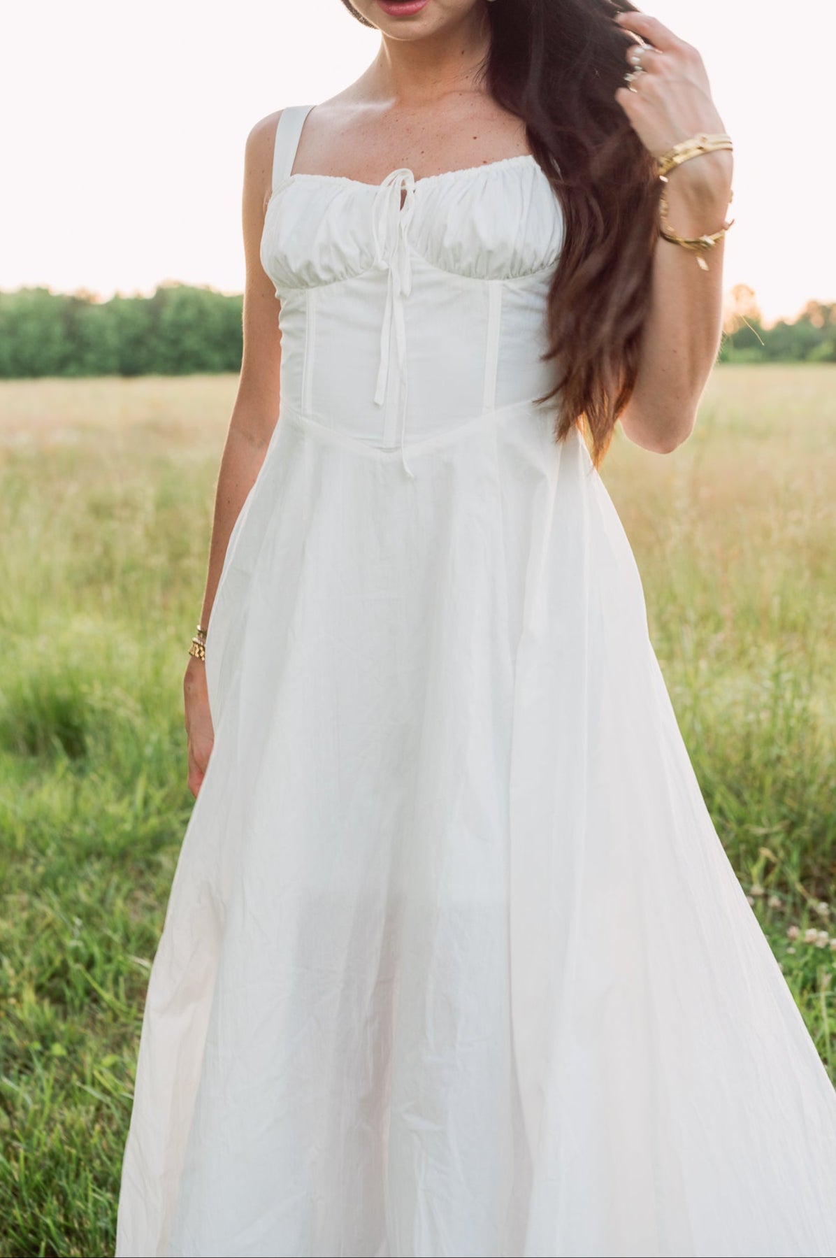 Sophia Floral Bustier Midi Dress - final few!