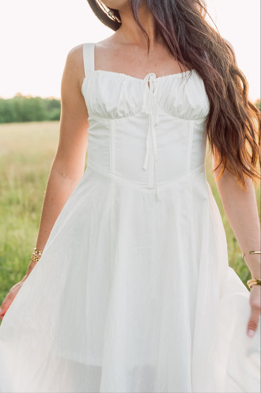 Sophia Floral Bustier Midi Dress - final few!
