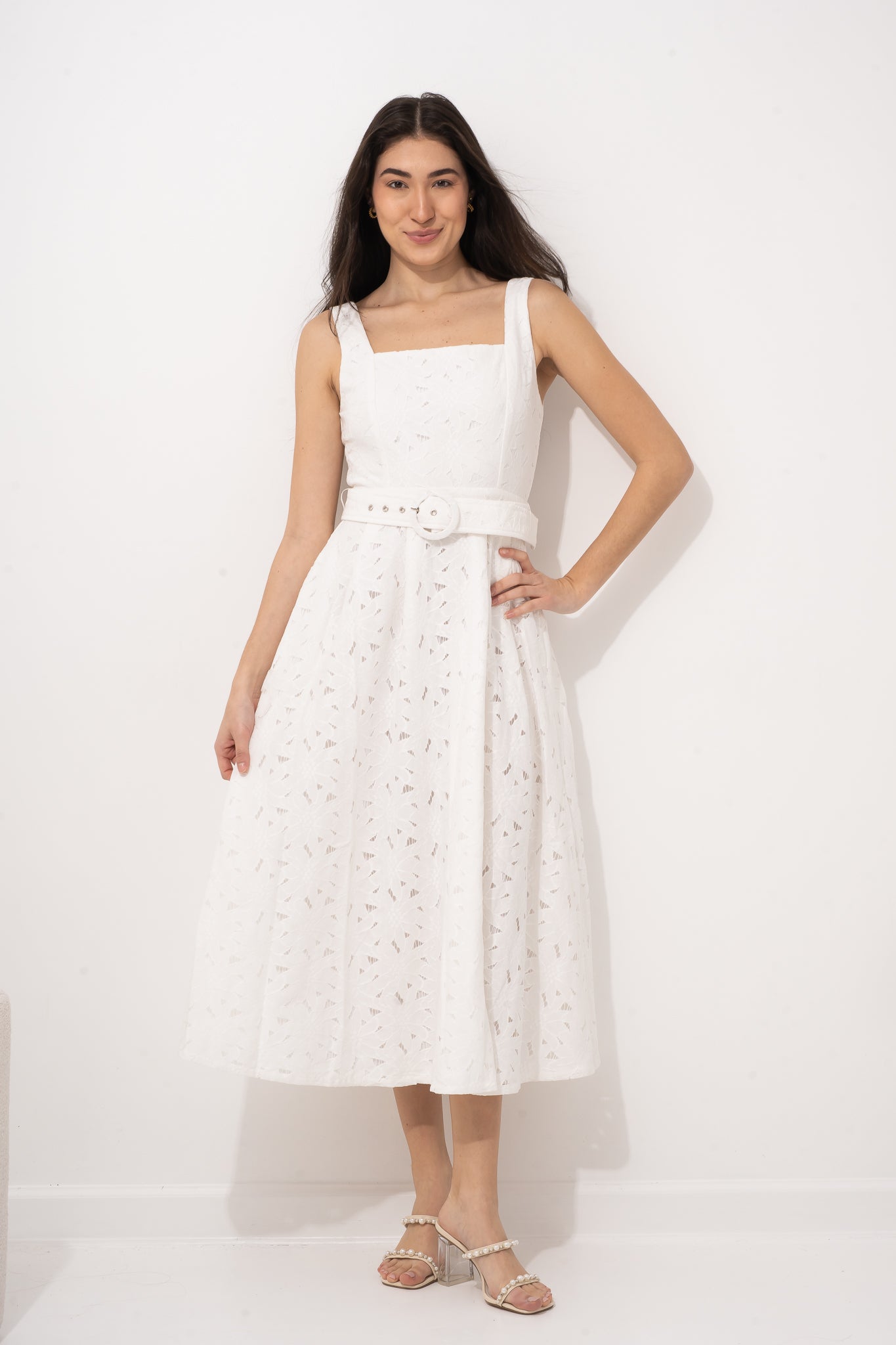 Lana Cotton Midi Dress