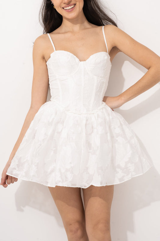 Lily Jacquard Mini Dress