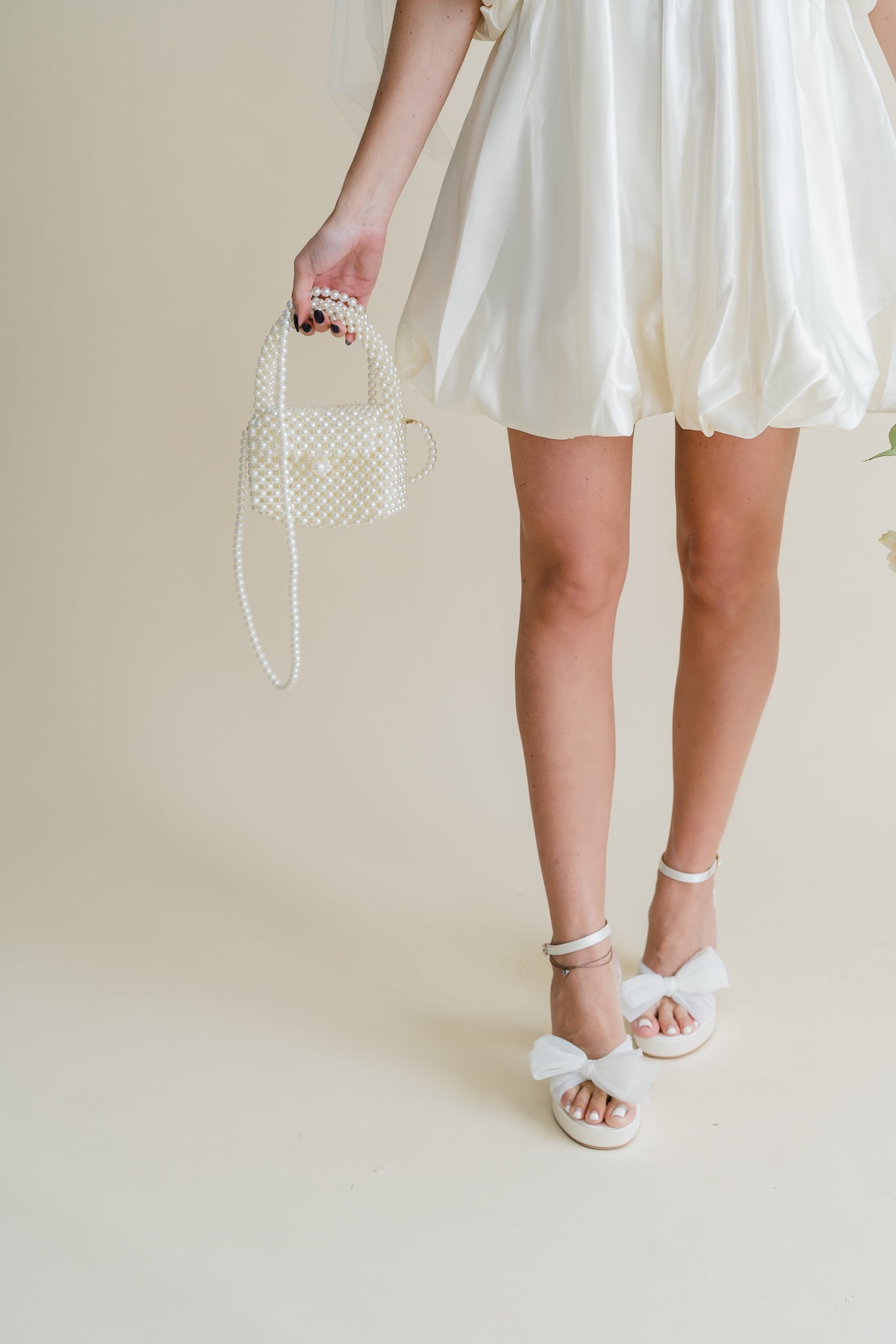 Sleek Framed Ivory Satin Wedding Purse 769EB-I | Evening Purses | Bridal  Purses